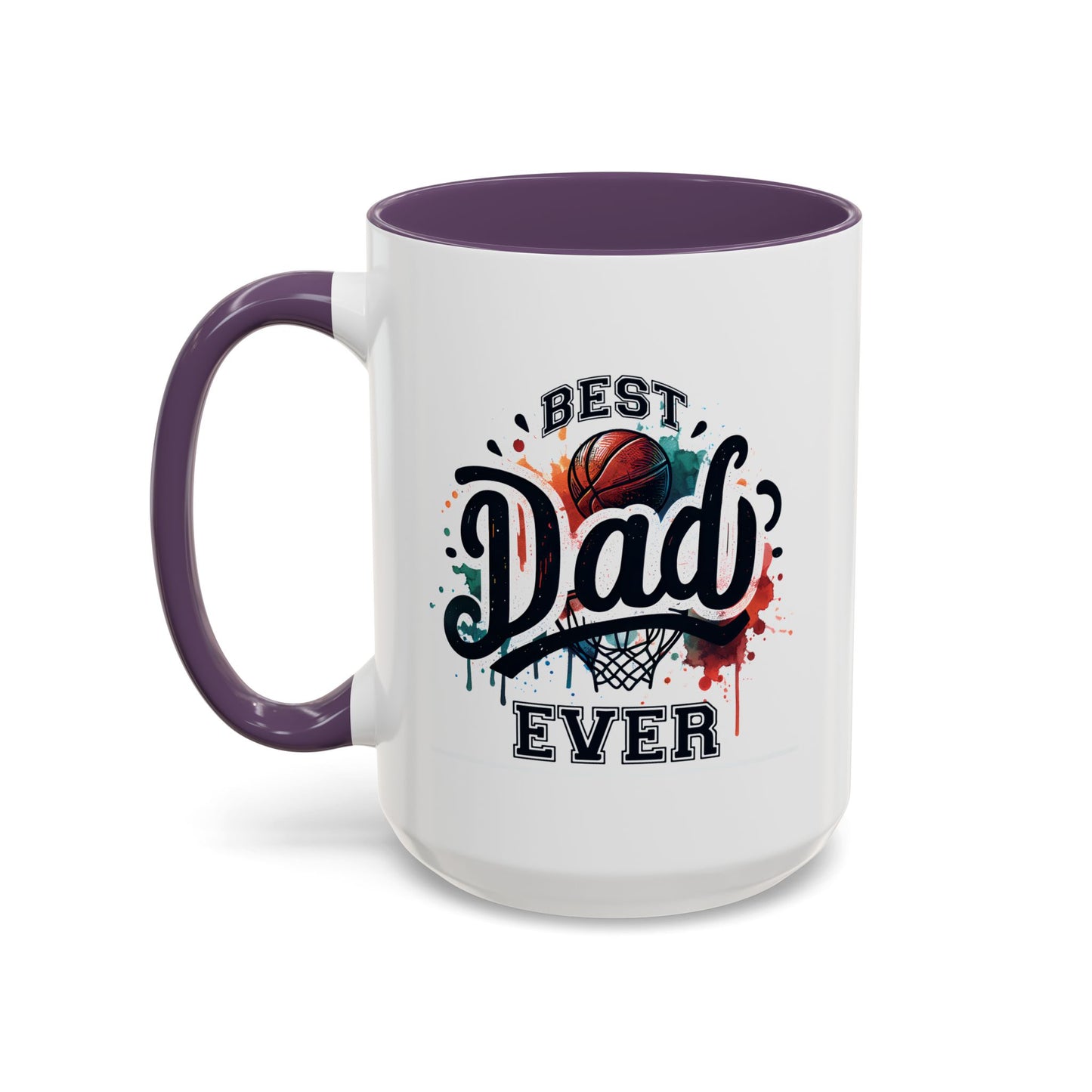 Father's Day Mug - Best Dad Ever Basketball