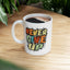 Motivation Mug - Never Give Up Spray paint