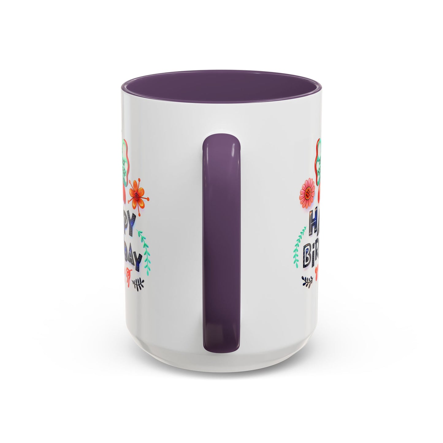 Birthday Mug - Butterfly Flowers