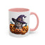 Halloween Mug - Witch Cat Hiding In Pumpkins
