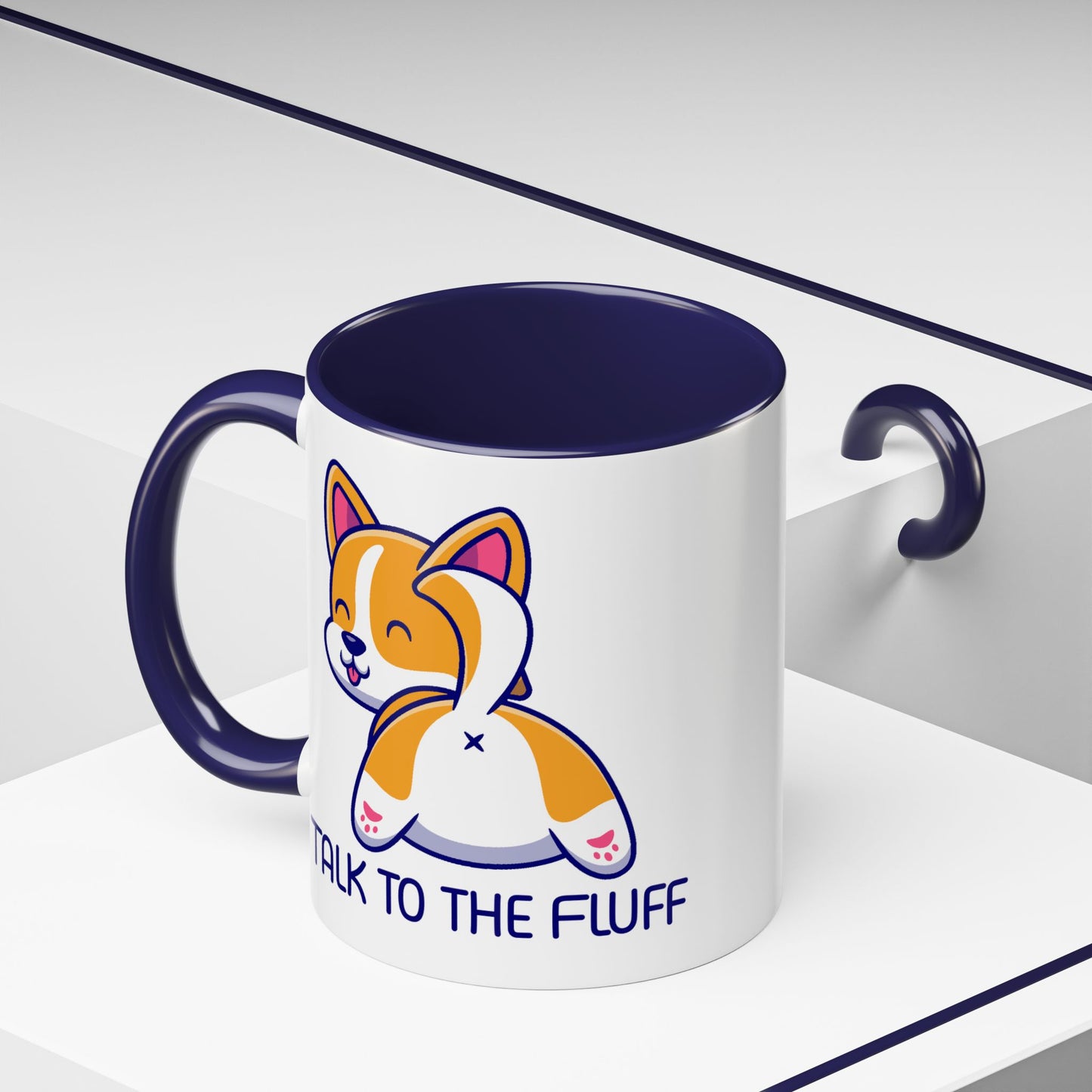 Humor Mug - Talk To The Fluff