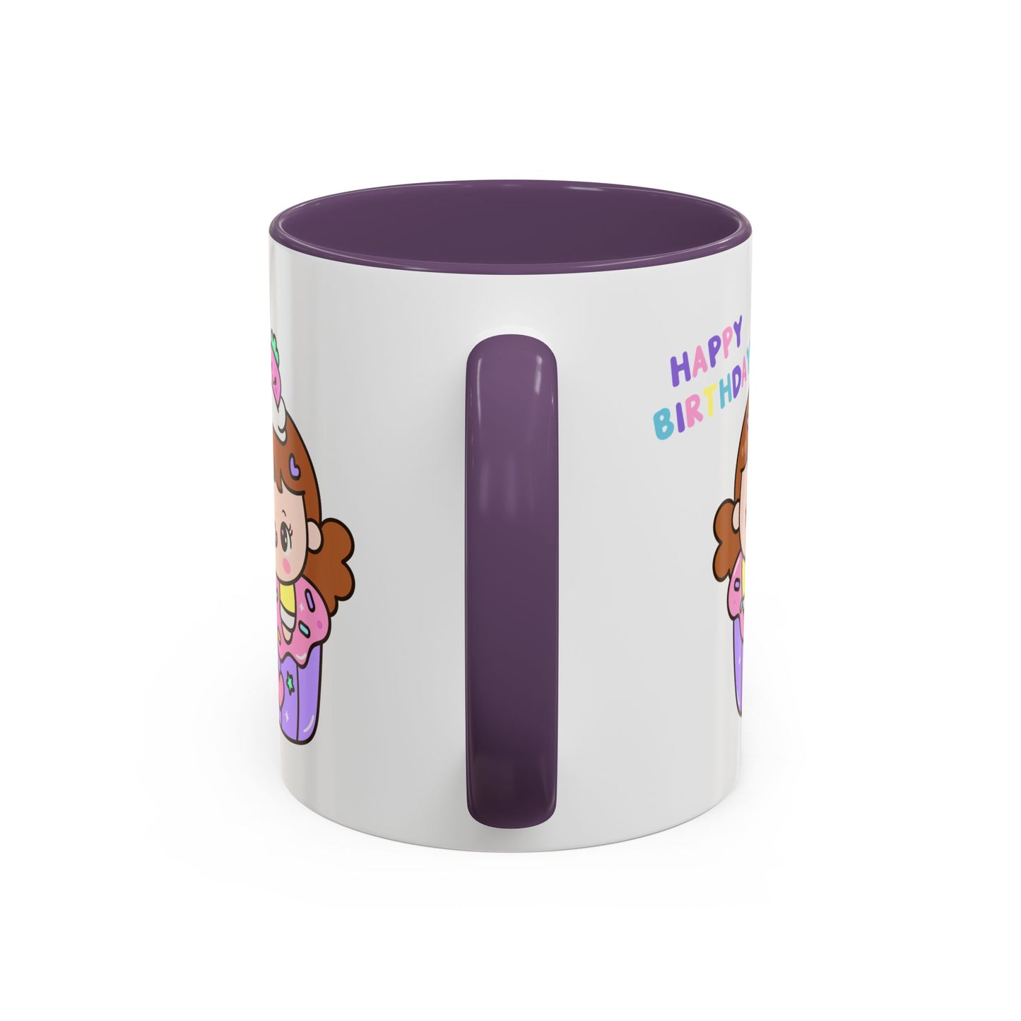 Birthday Mug - Cute Girl Cupcake