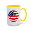 4th of July Mug - America Smiley Face