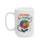 Birthday Mug - Happy Birthday Smiley Sun Flower