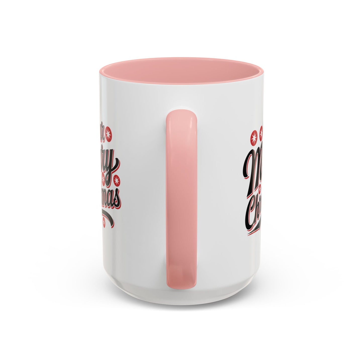 Christmas Mug - Merry Christmas Black Red & White Baseball Text