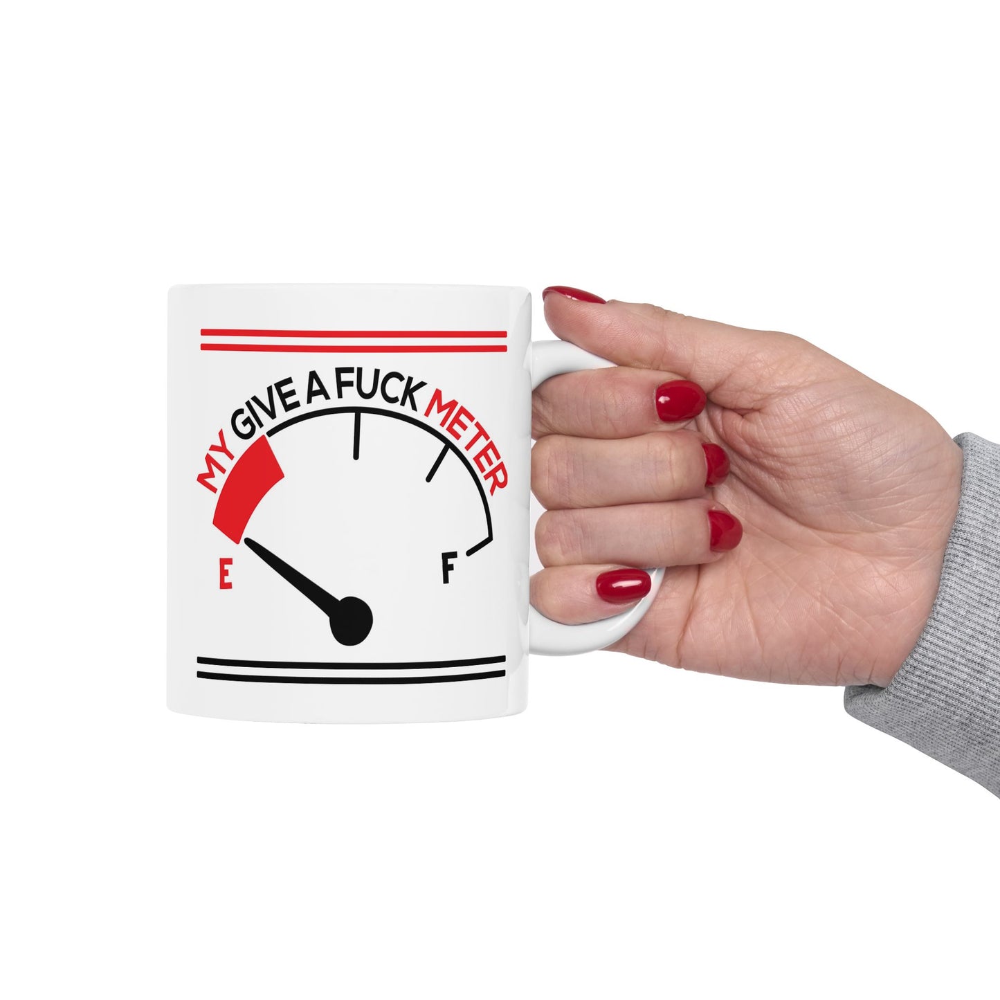 Adult Mug - My Give a Fuck Meter