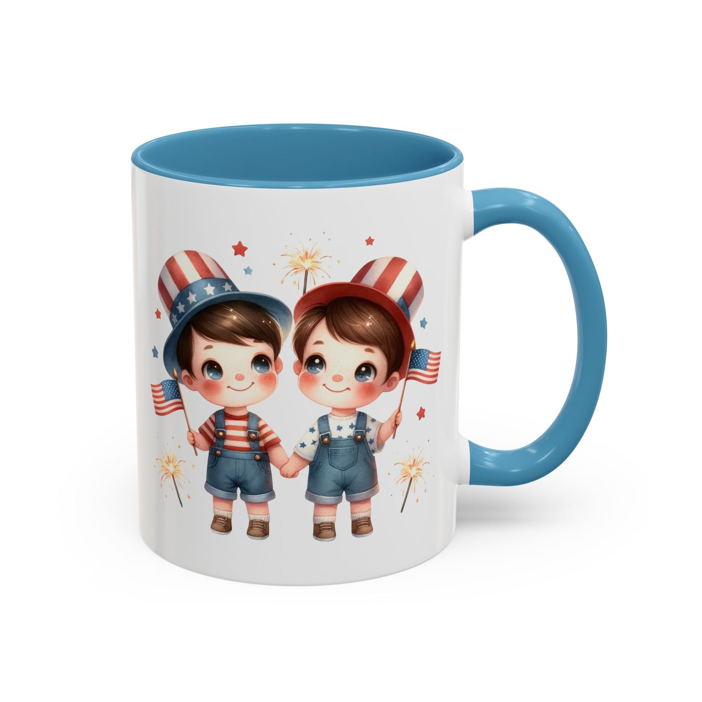 4th of July - American Boys Flags 2