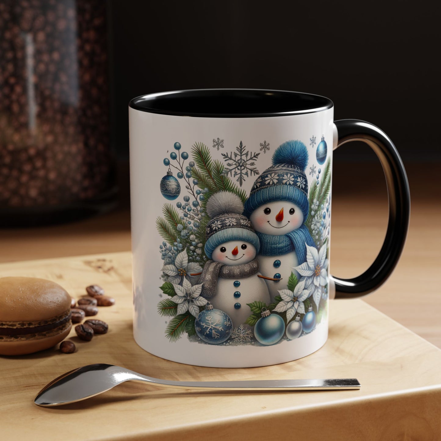 Christmas Mug - Blue Snowman Child