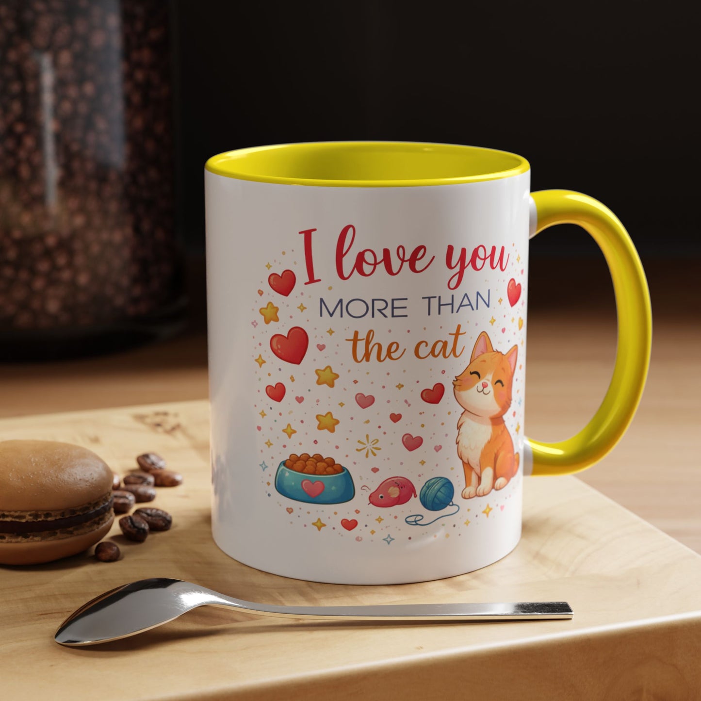 Anniversary Mug - I Love You More Than The Cat