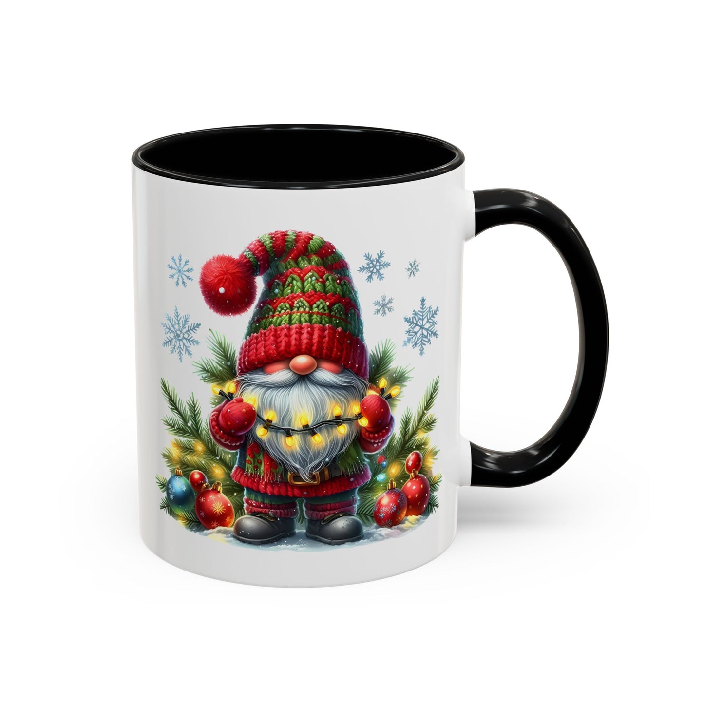 Christmas Mug - Gnome with Christmas Lights