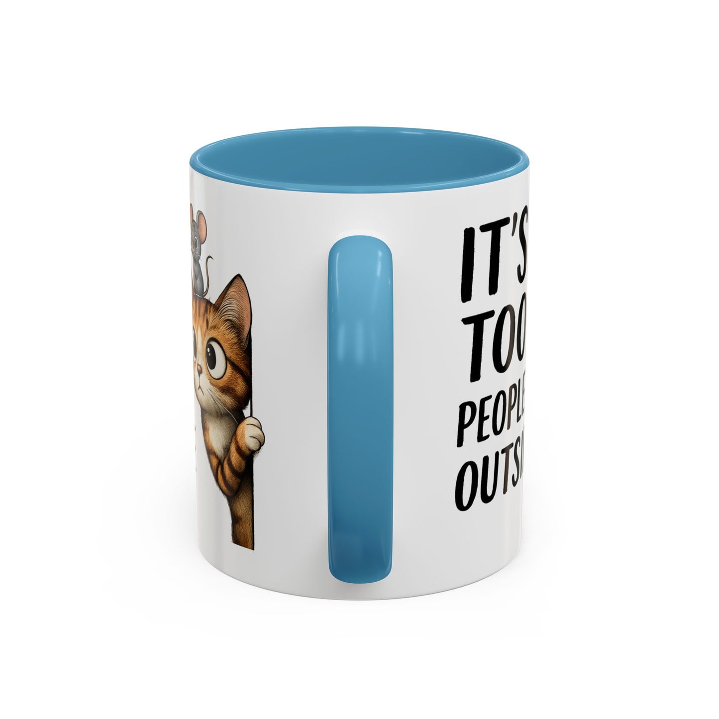 Animal Mug - It's Too Peopley Outside