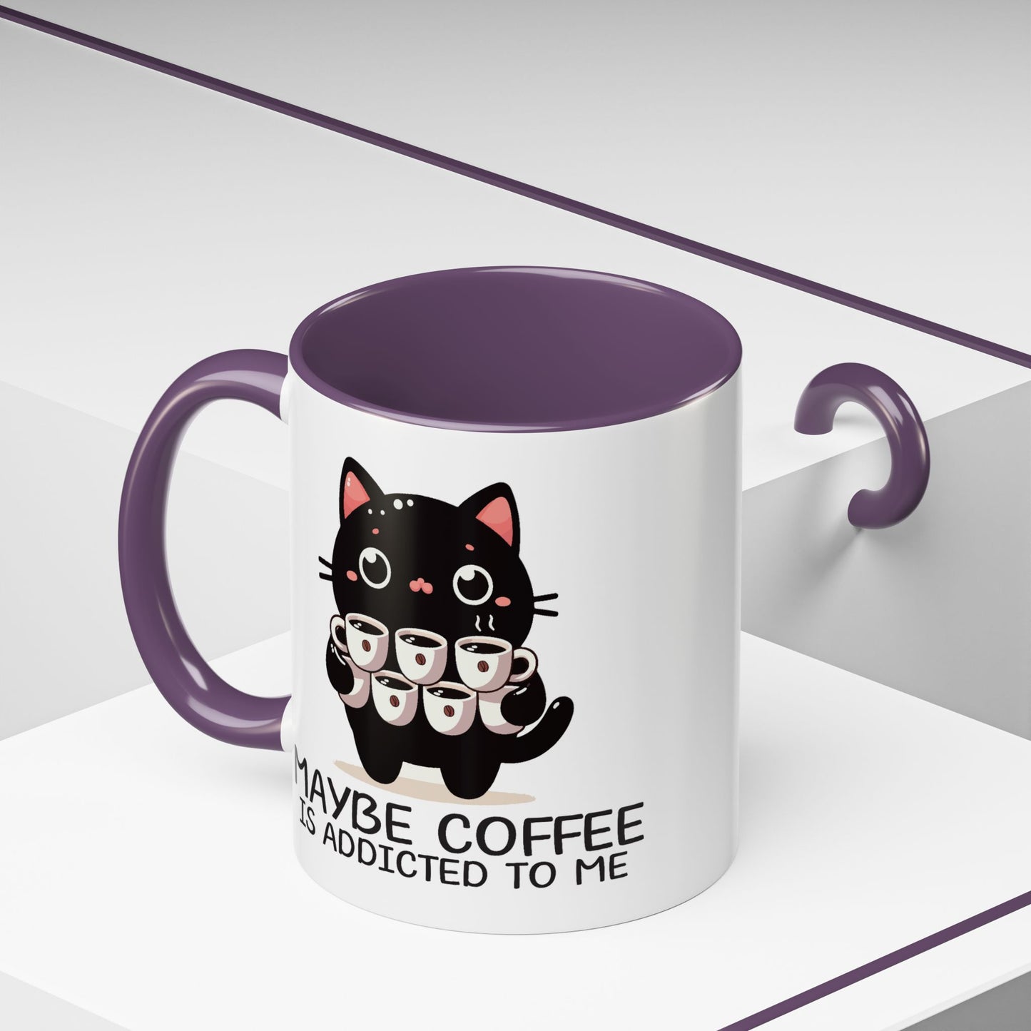 Animal Mug - Maybe Coffee is Addicted To Me