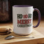 Christmas Mug - Ho Ho Ho Merry Christmas Green & Red Text