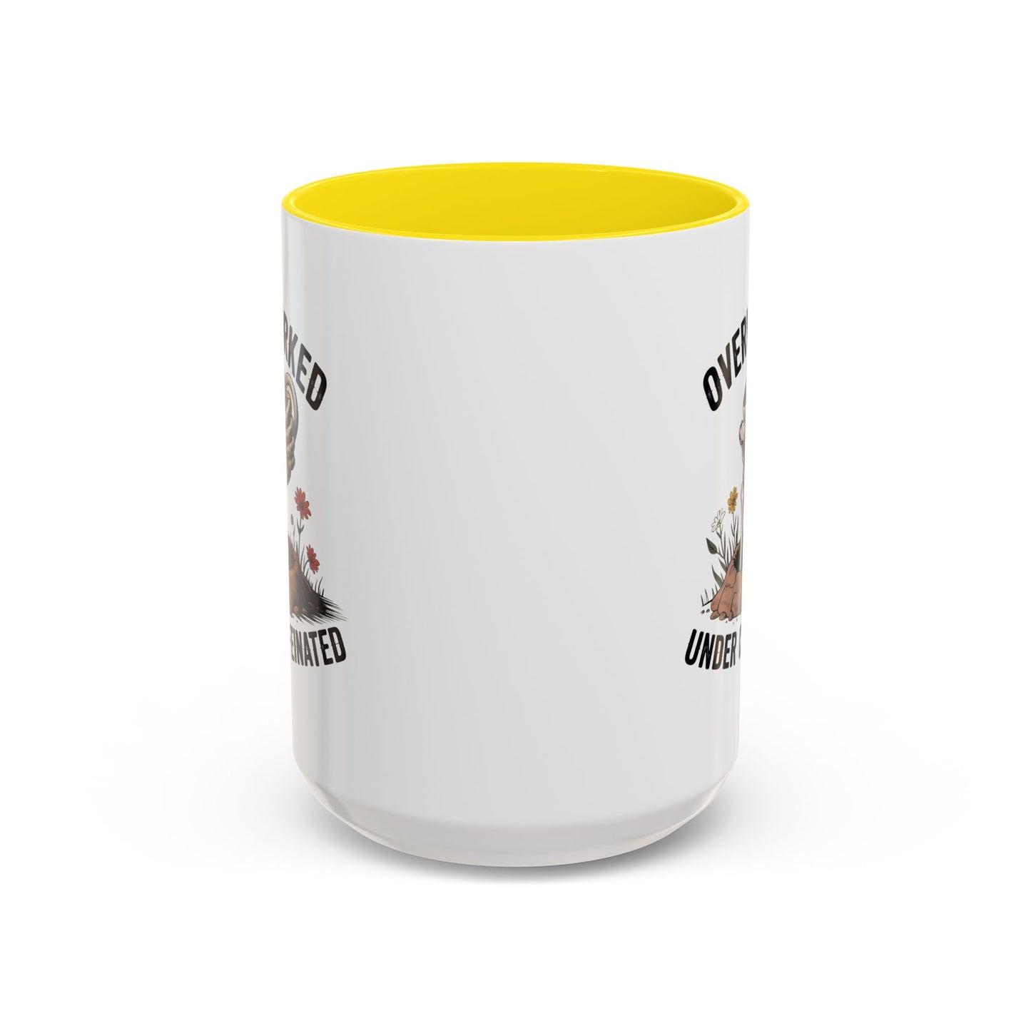Humor Mug - Overworked and Under Caffeinated