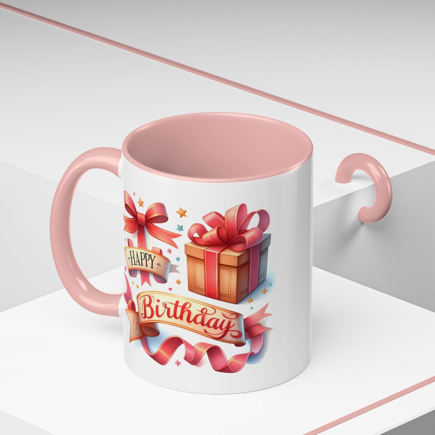 Birthday Mug - Present Ribbon