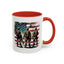 4th of July Mug - Soldiers American Flag