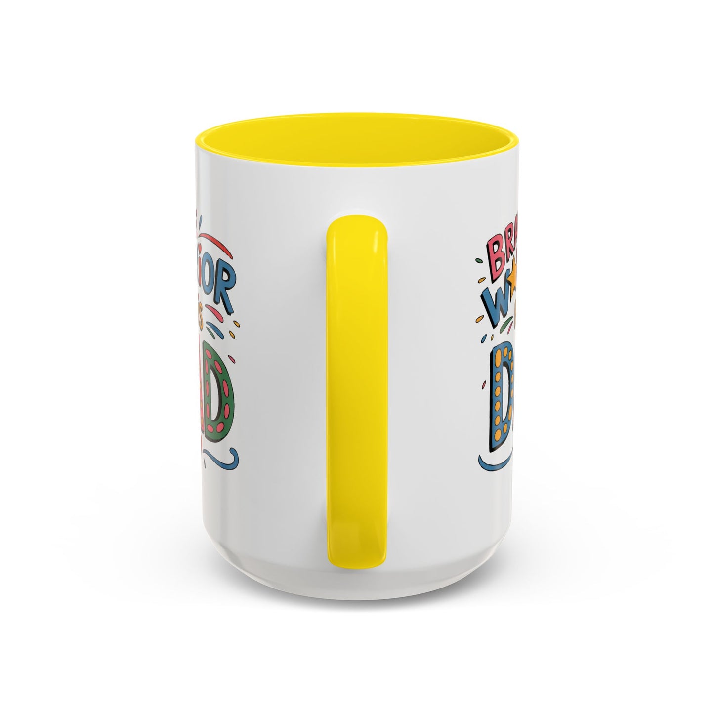 Father's Day Mug - Dad Brave Warrior