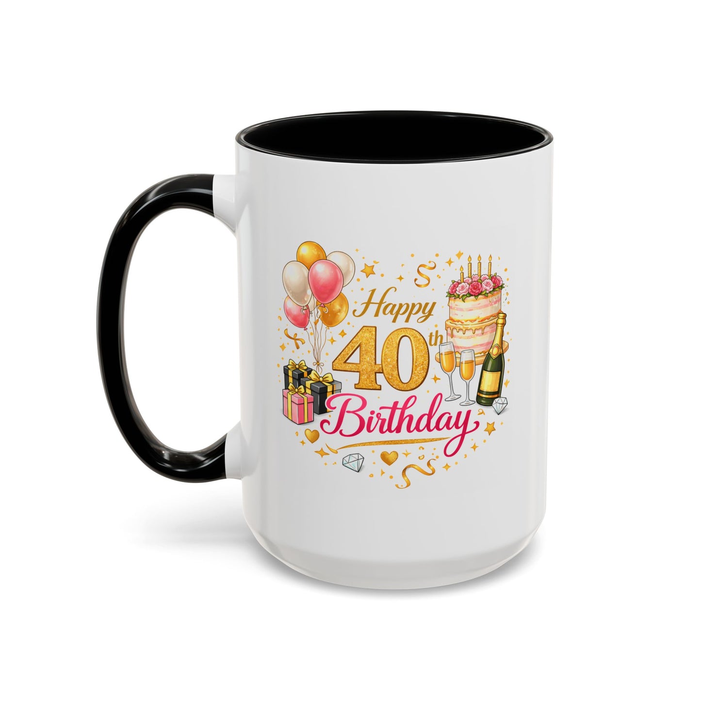 Birthday Mug - Happy 40th