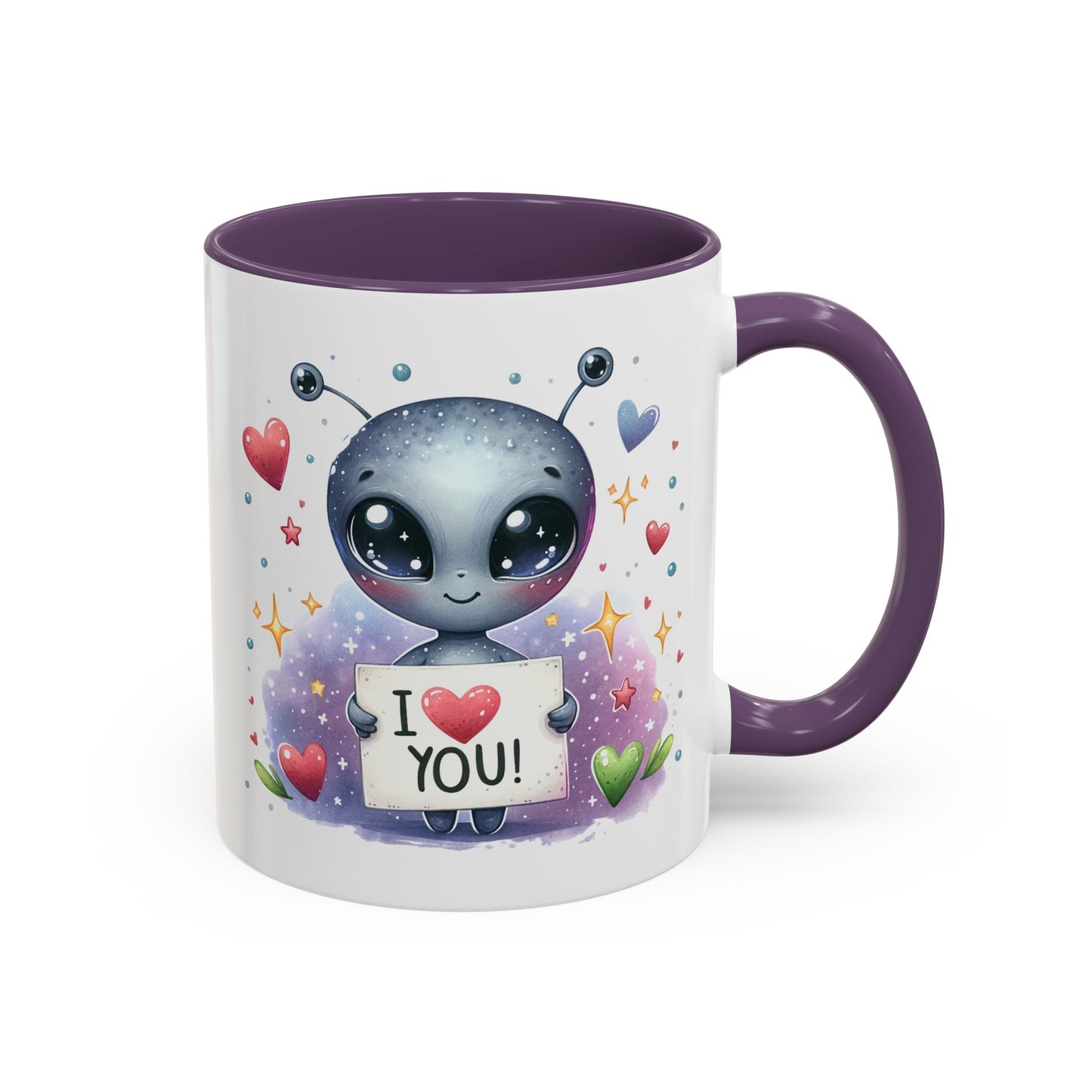 Valentine's Day Mug - I Love You Alien