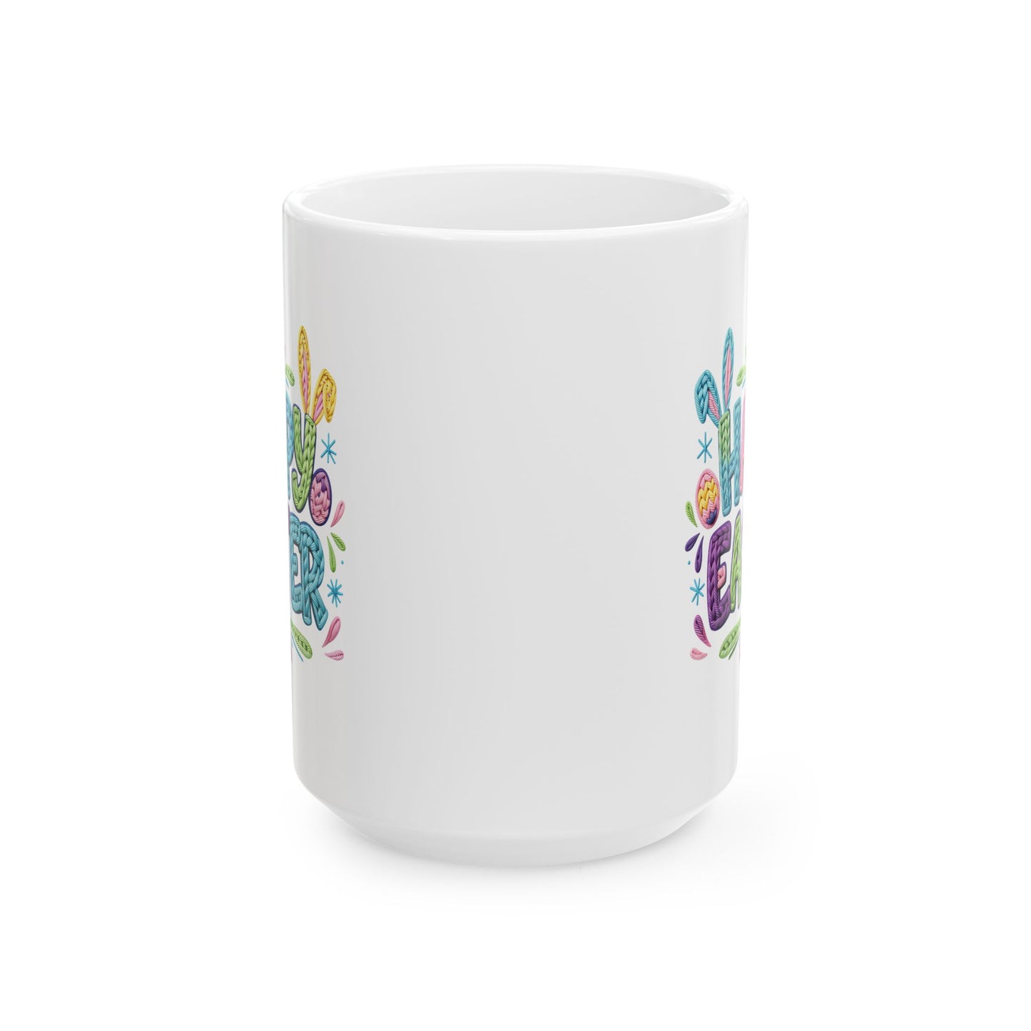 Easter Mug - Faux Yarn Easter