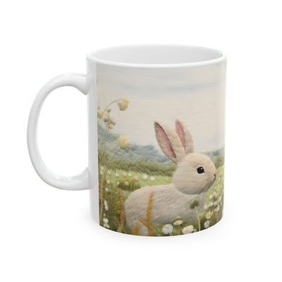 Artistic Mug - Felted Bunnies 2