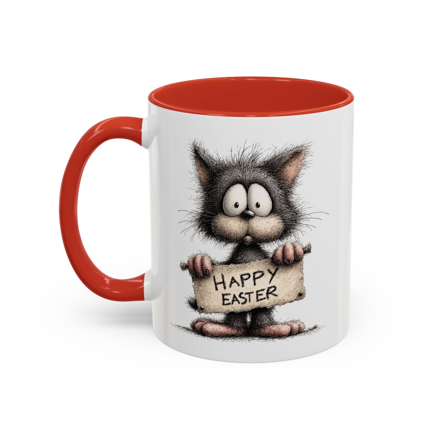 Easter Mug - Happy Easter Cat