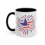 4th of July Mug - Star Flag Fireworks