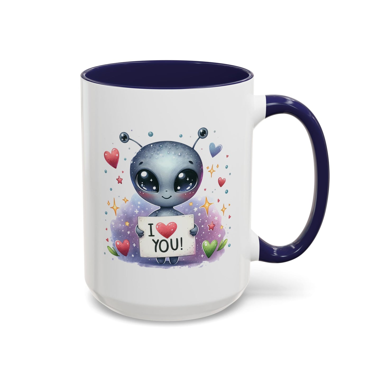 Valentine's Day Mug - I Love You Alien