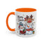Christmas Mug - Merry Xmas Santa Snowman Reindeer