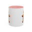Christmas Mug - Gingerbread Man Green Bow