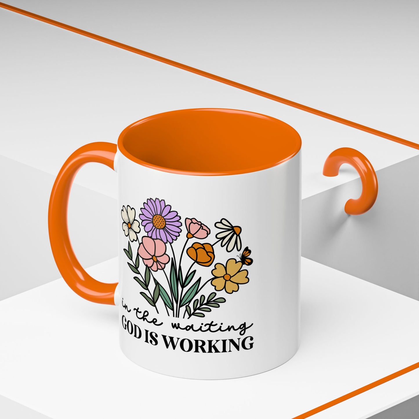 Religious Mug - In The Waiting