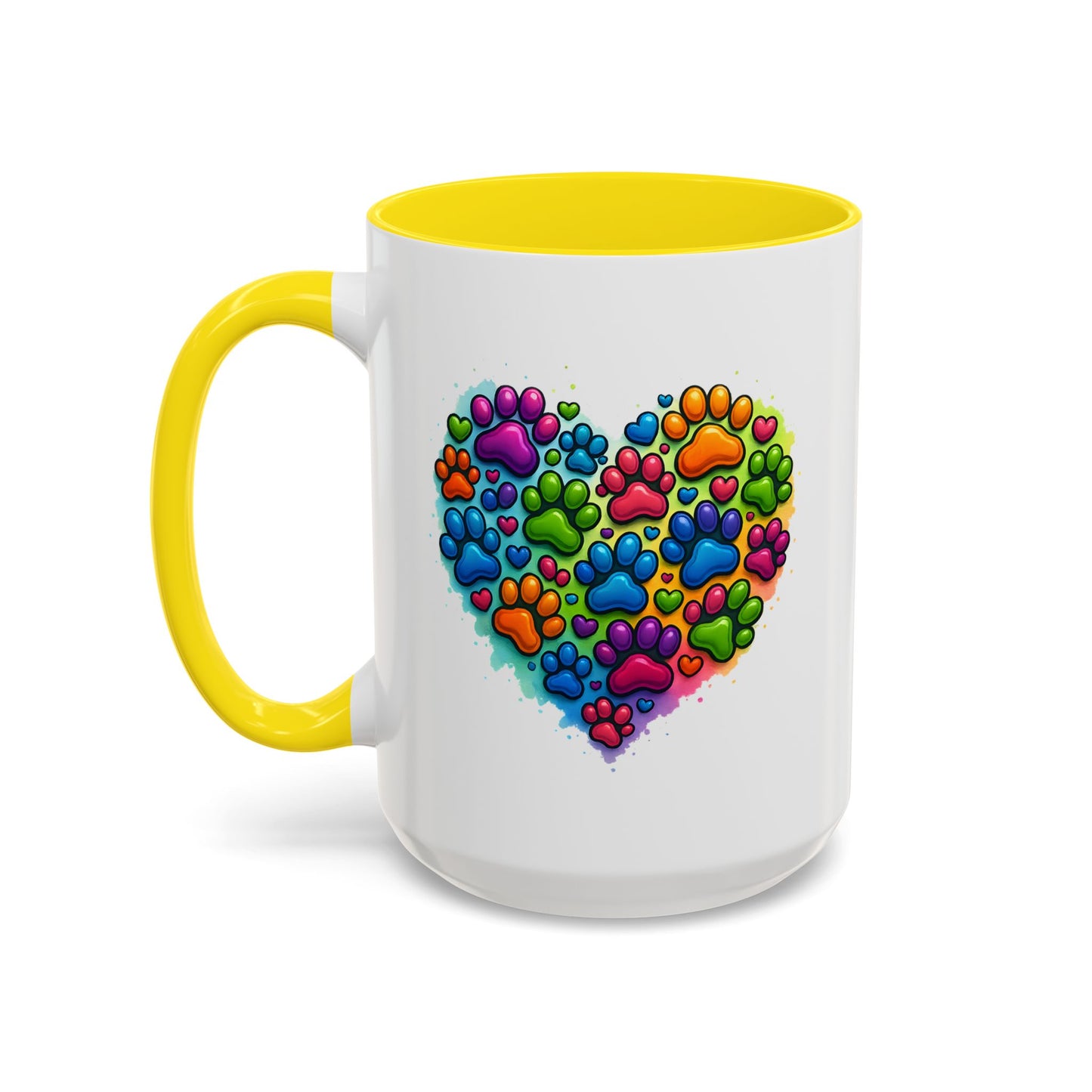 Animal Mug - Dog Paws Heart