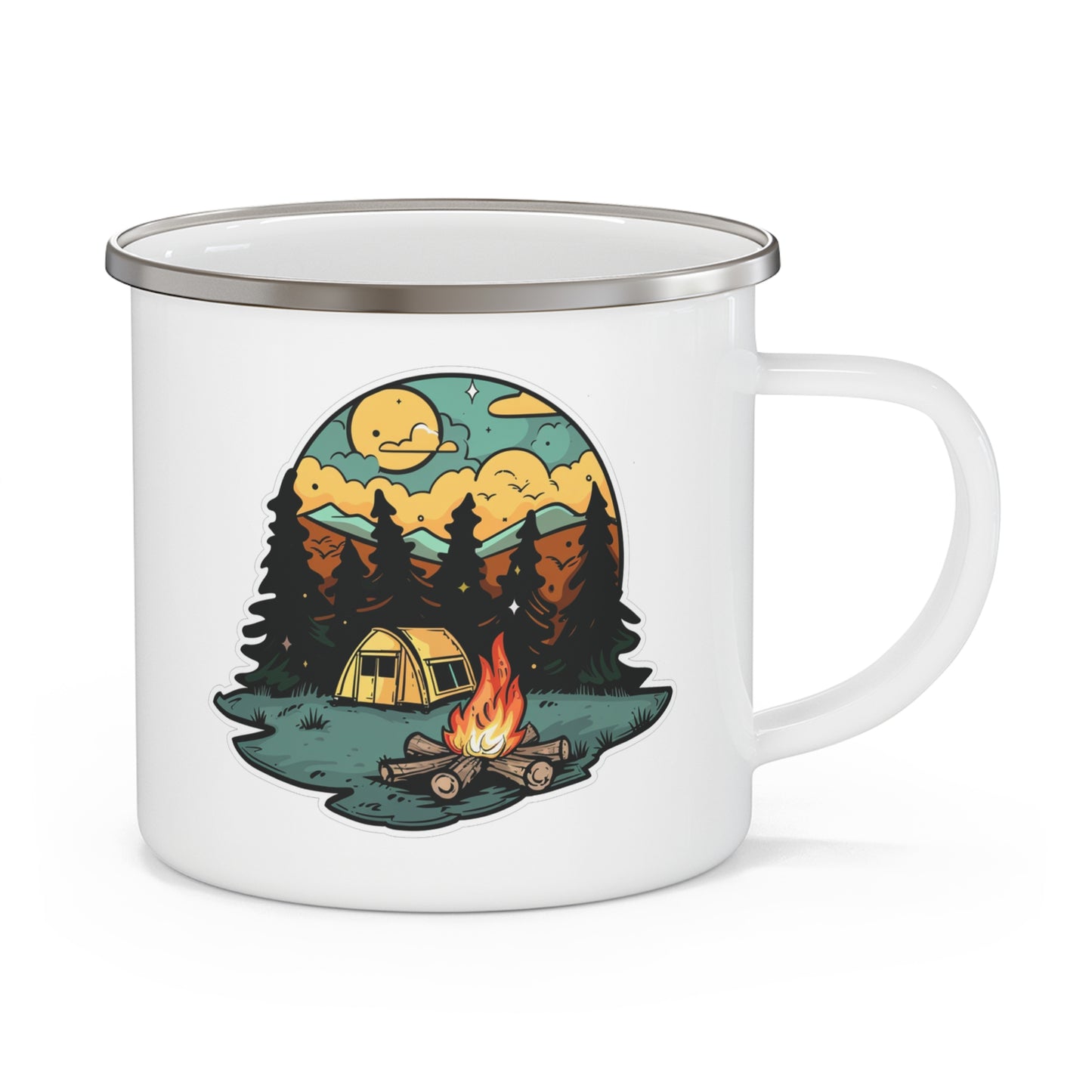 Adventure Mug - Camping Landscape