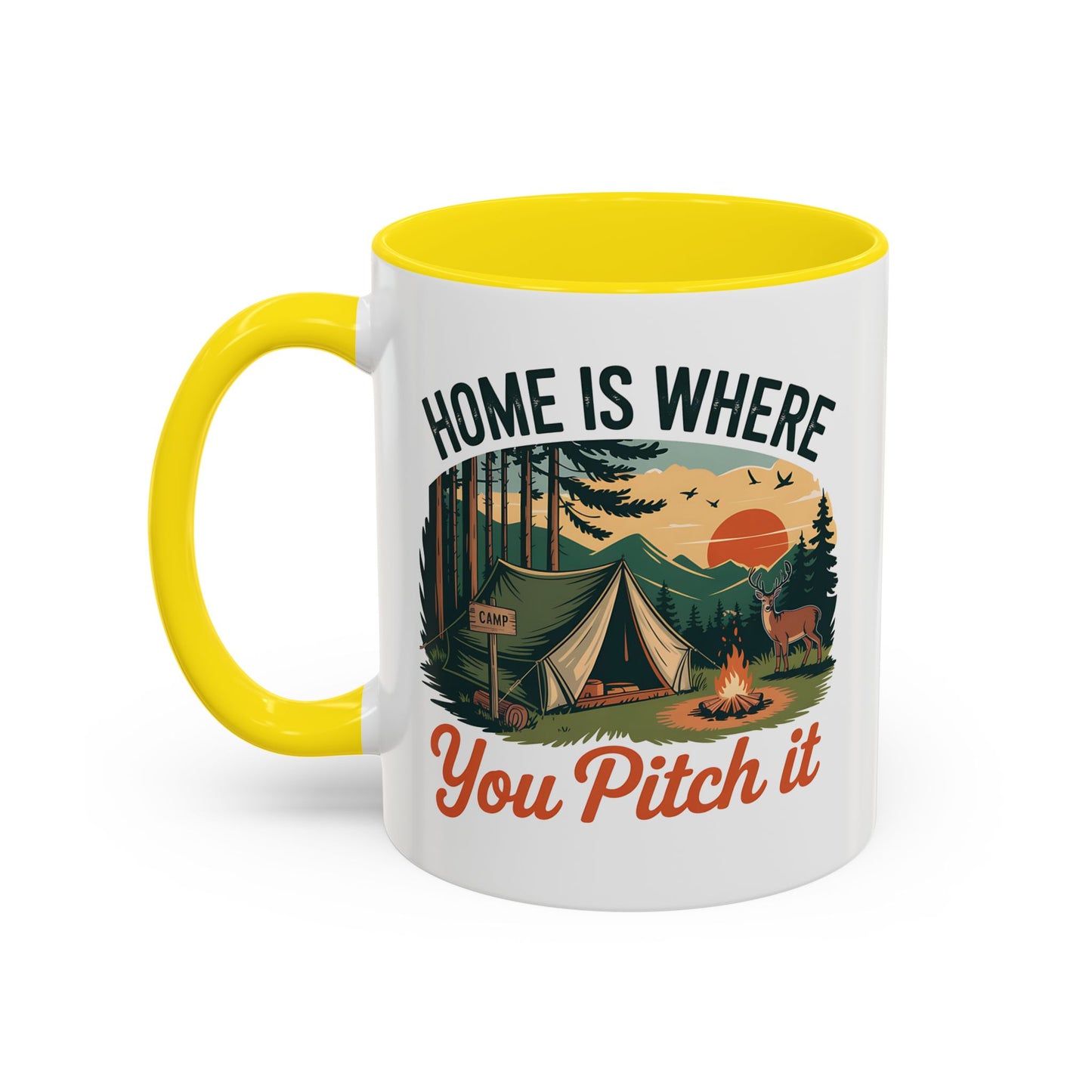 Adventure Mug - Home Is Where You Pitch It