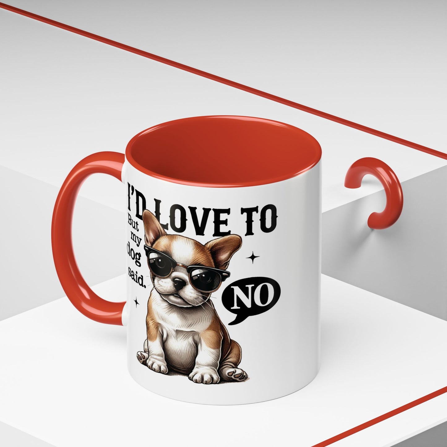 Animal Mug - I'd Love To But My Dog Said No