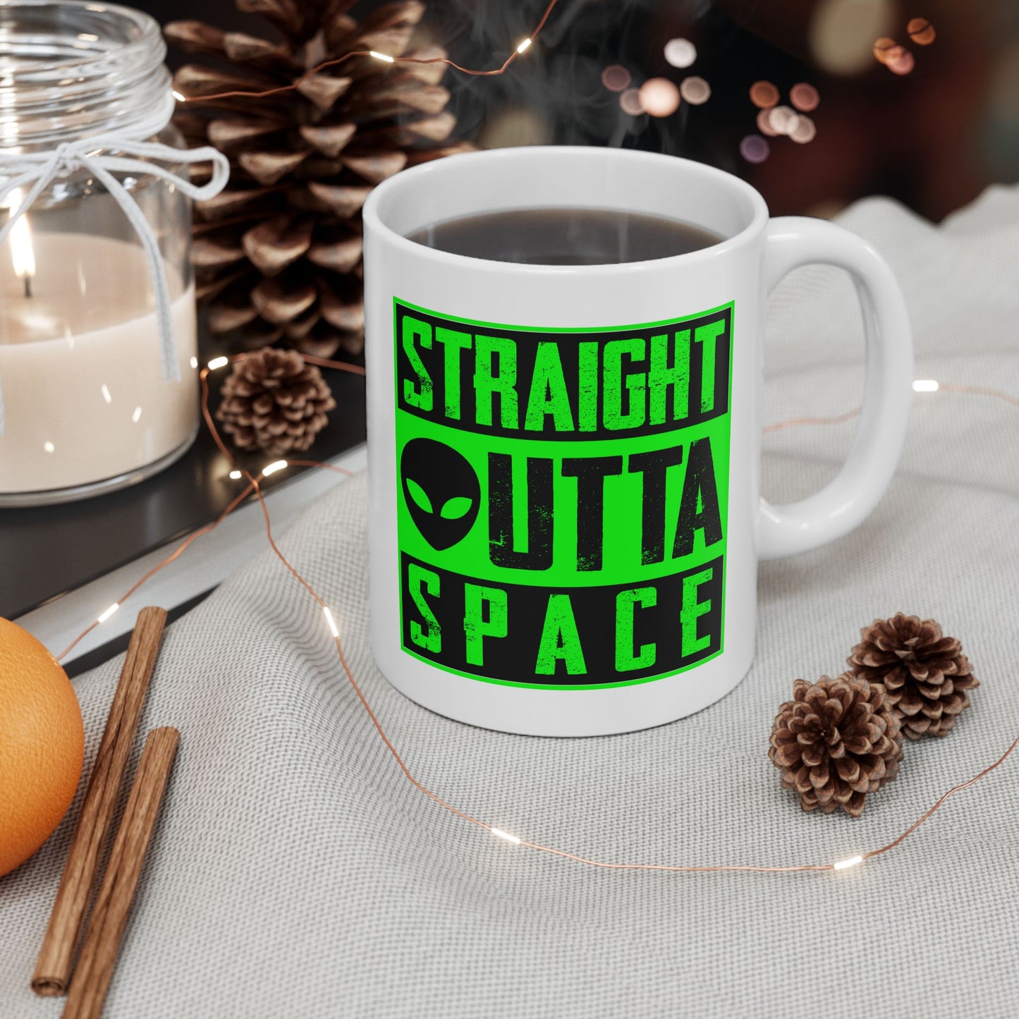 Alien Mug - Straight Outta Space