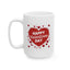 Valentine's Day Mug - Happy Red Hearts