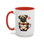 Anniversary Mug - Love You Dog Coffee Cup