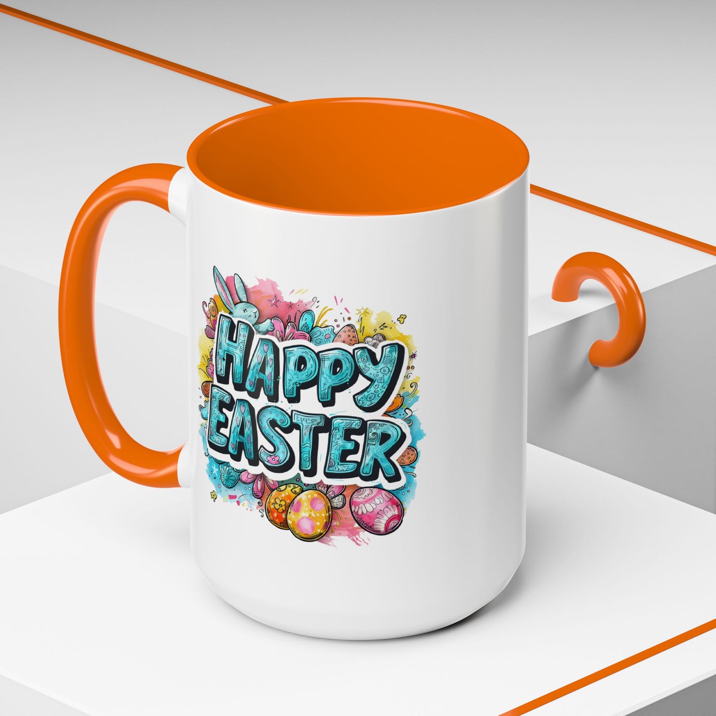 Easter Mug - Happy Easter Blue