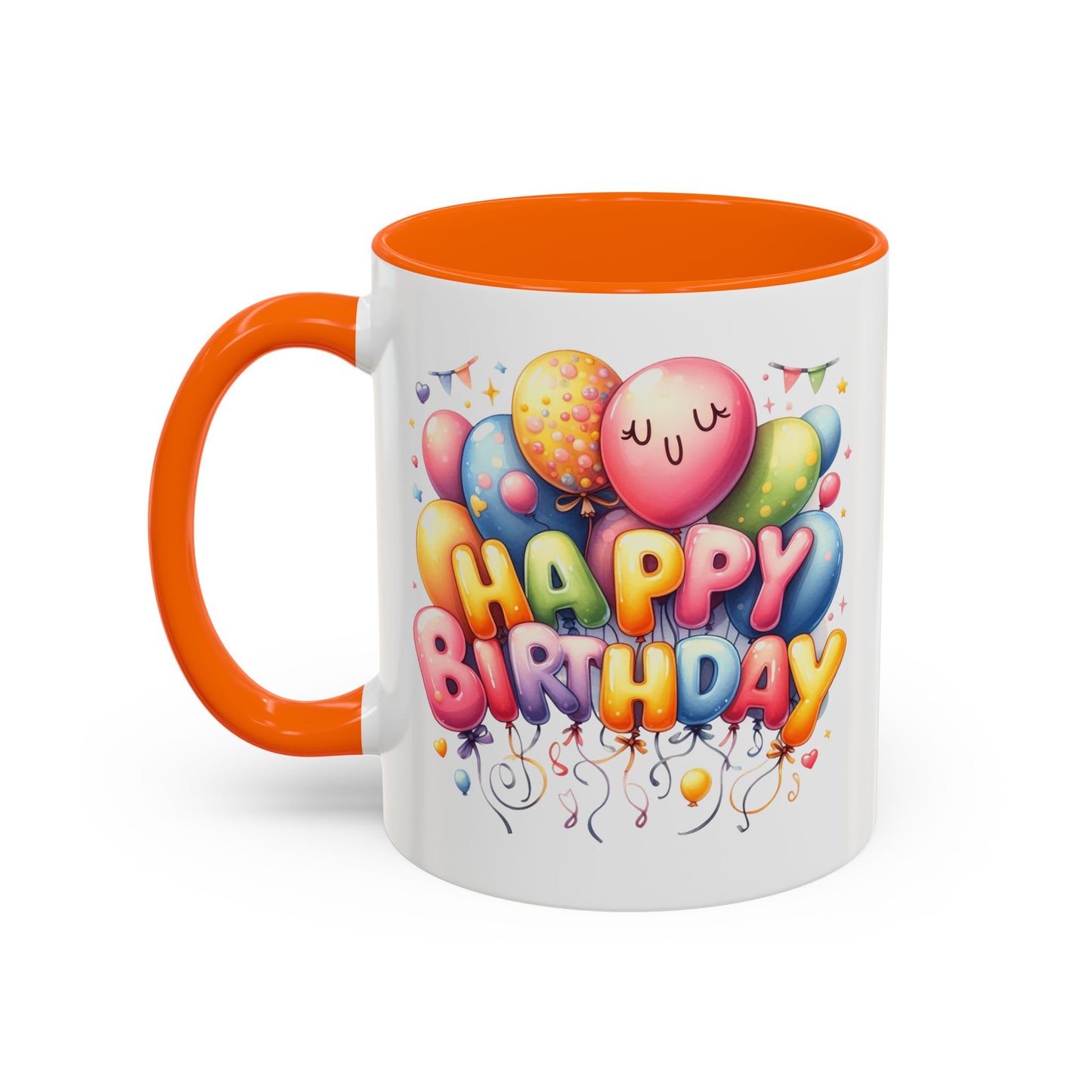 Birthday Mug - Happy Birthday Cute Balloon