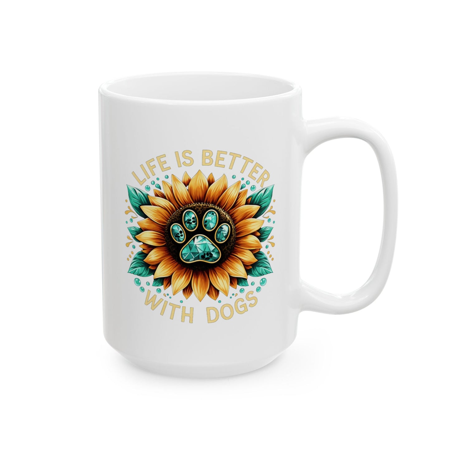 Animal Mug - Life Is Better With Dogs