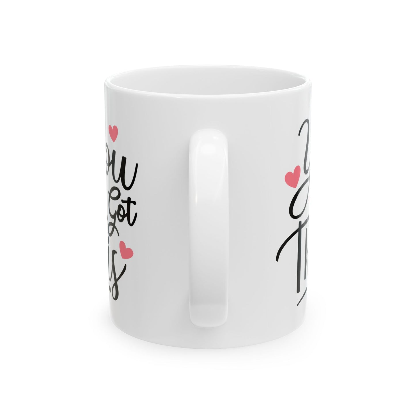 Motivation Mug - You Got This Pink Hearts