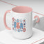 4th of July Mug - USA Preppy Floral