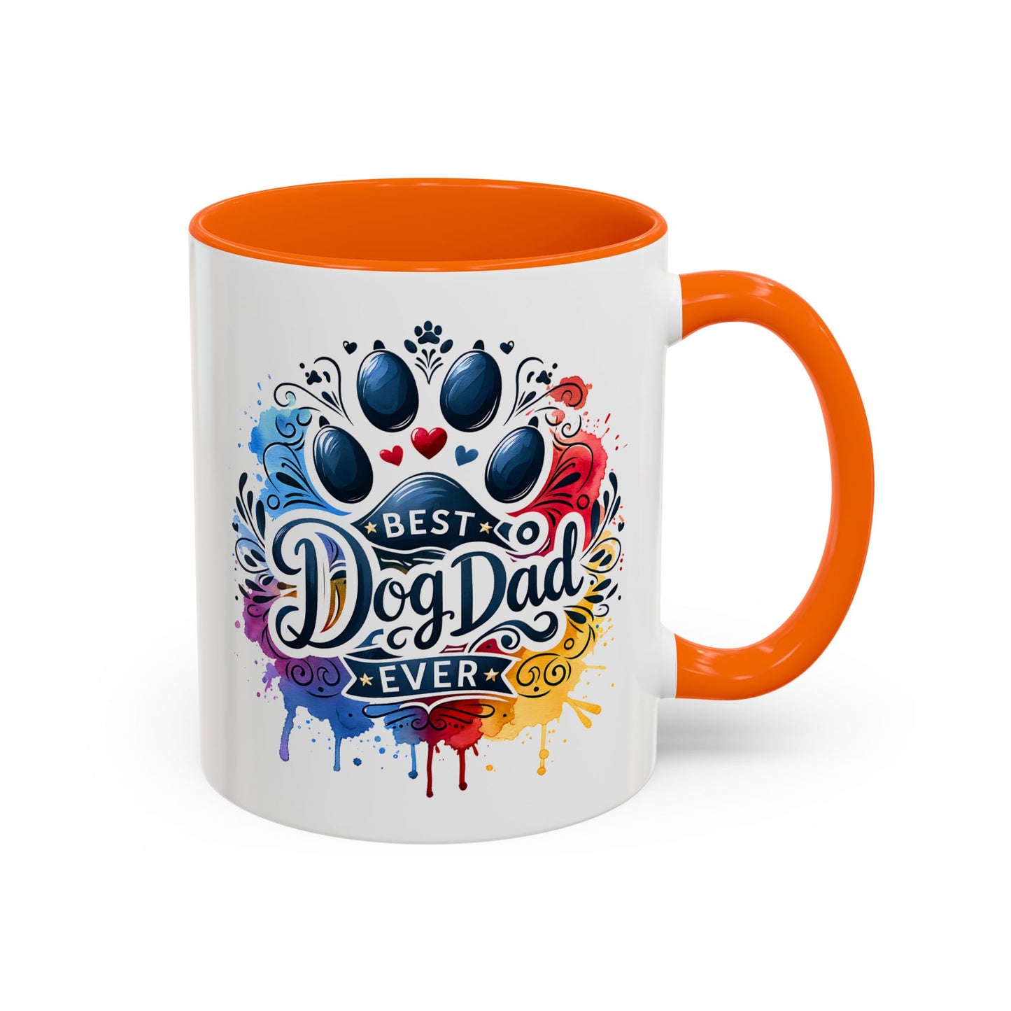 Animal Mug - Best Dog Dad Ever Paw