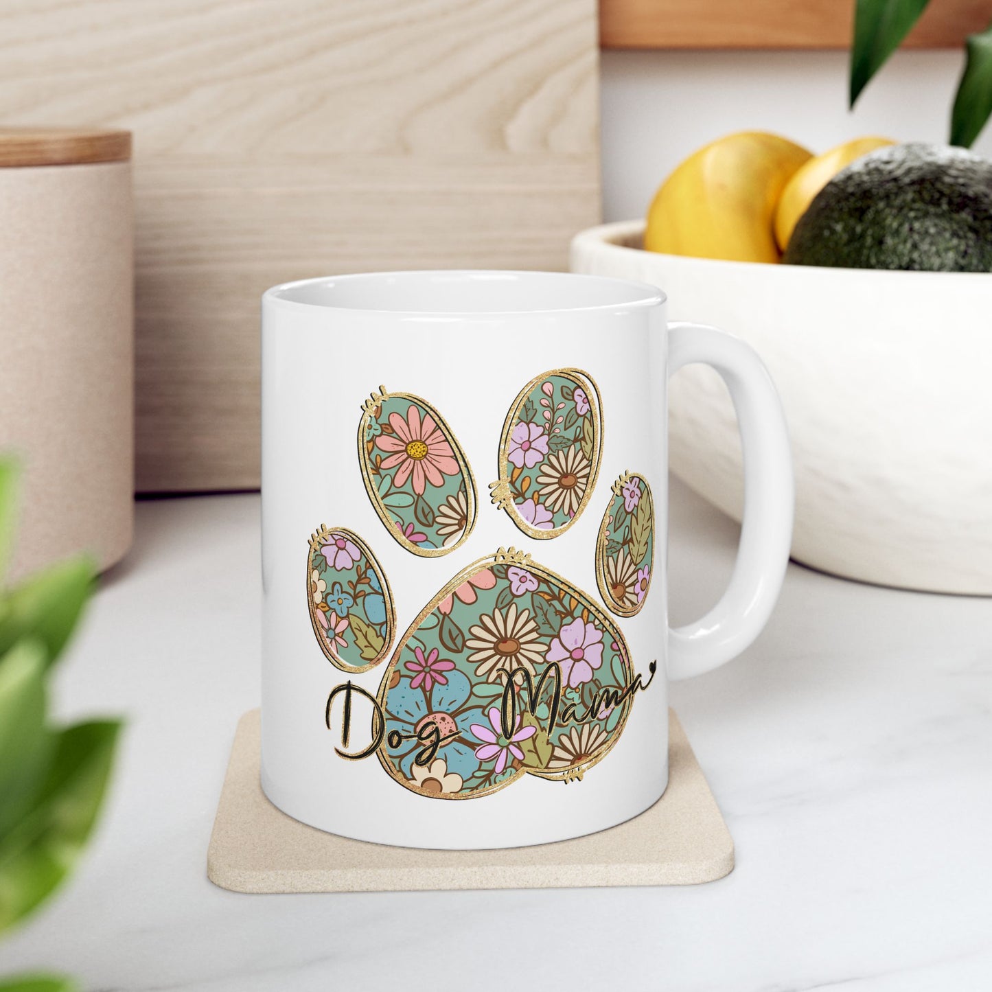 Animal Mug - Dog Mama Paw