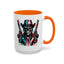 4th of July Mug - Skeleton with American Flag