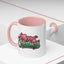 Christmas Mug - Merry Christmas Red & Green Text Mistletoe
