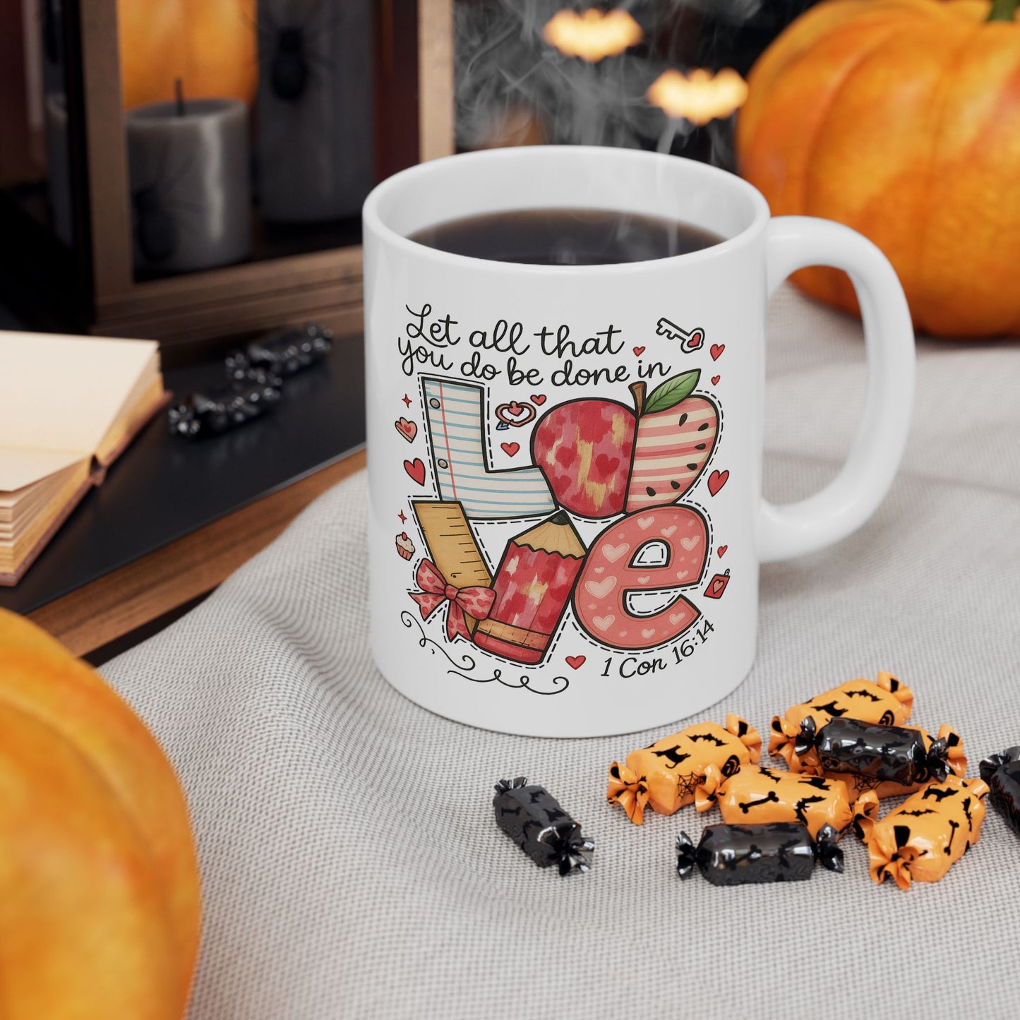 Anniversary Mug - Let All That You Do
