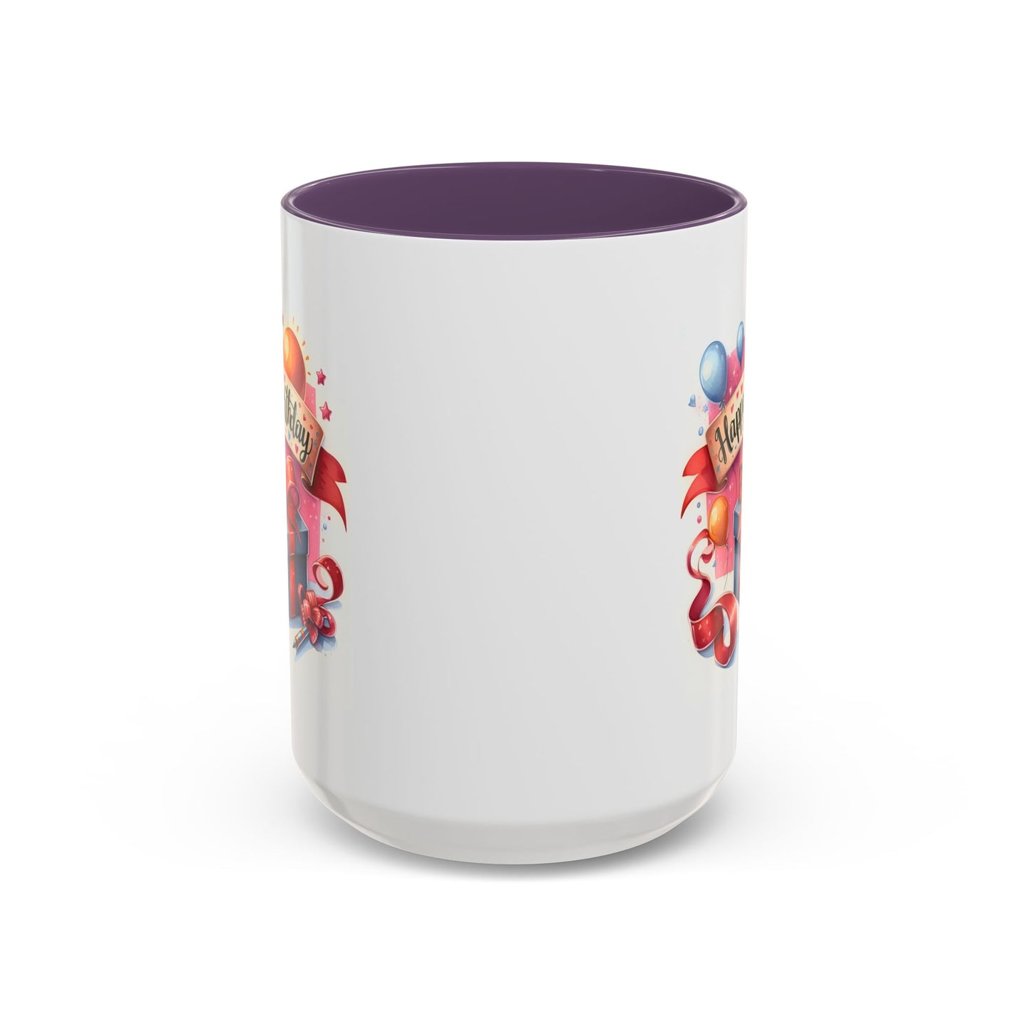 Birthday Mug - Present Pen Balloons