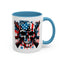 4th of July Mug - Skull With American Flag